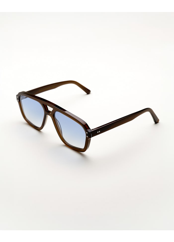 Jet Chocolate - blue gradient lens