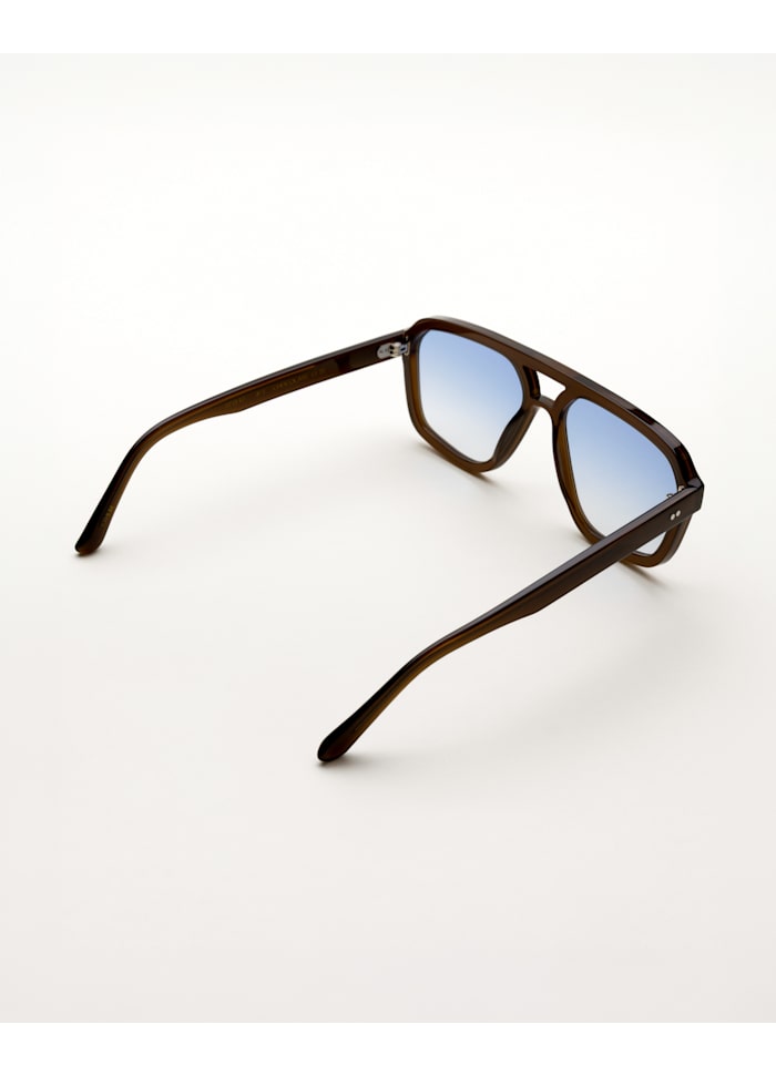 Jet Chocolate - blue gradient lens
