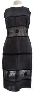 Mariella Burani 90's Black Dress