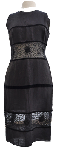 Mariella Burani 90's Black Dress